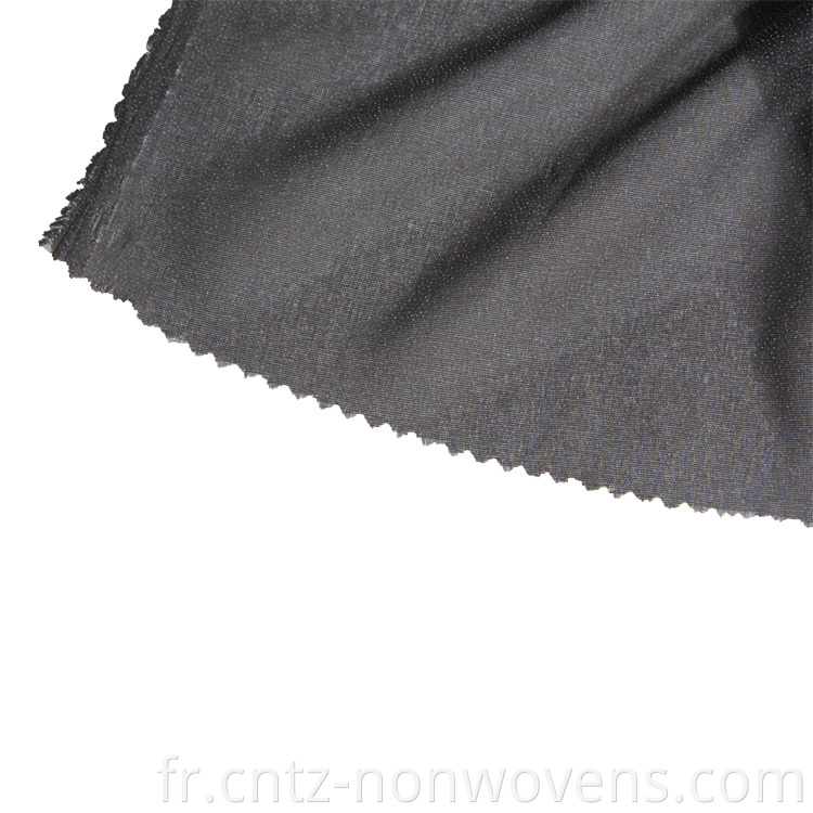 100% Polyester Woven Fusible Cap Interlining